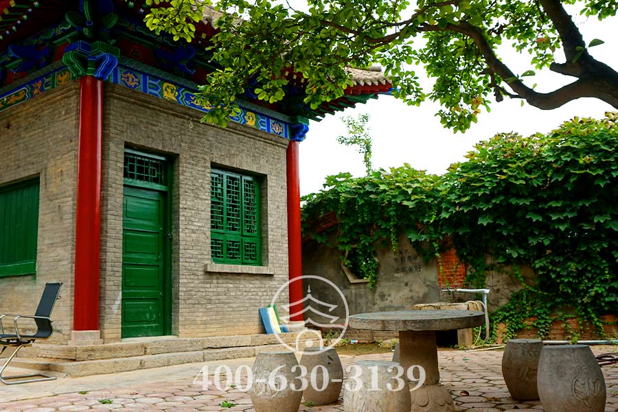 墓园休息区