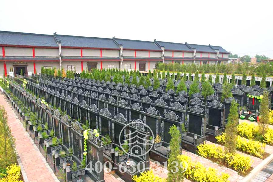 沣都园生命纪念园立碑墓区